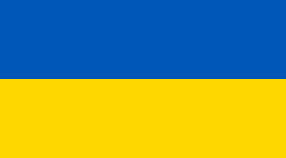 Die Flagge der Ukraine Die Flagge der Ukraine